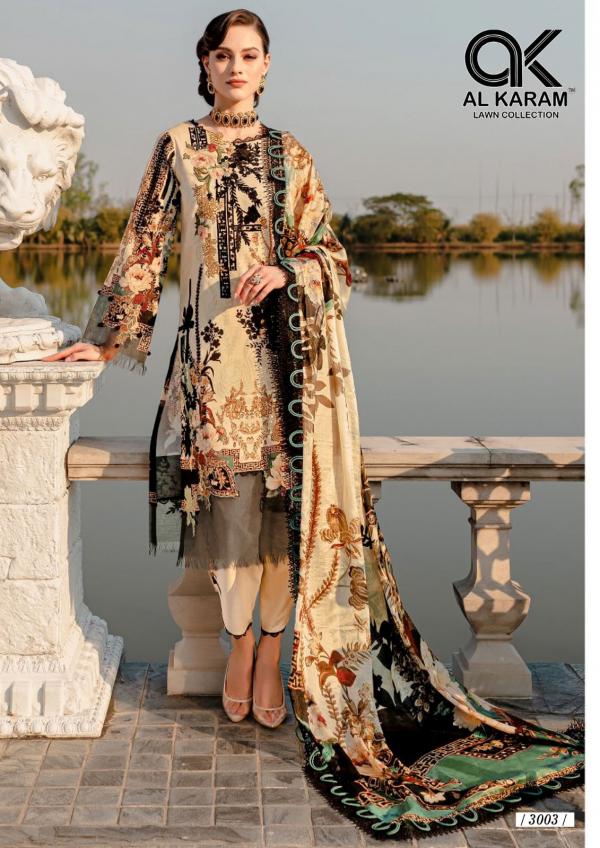 Al Karam Queen S Court Vol-3 Cotton Exclusive Designer Dress Material